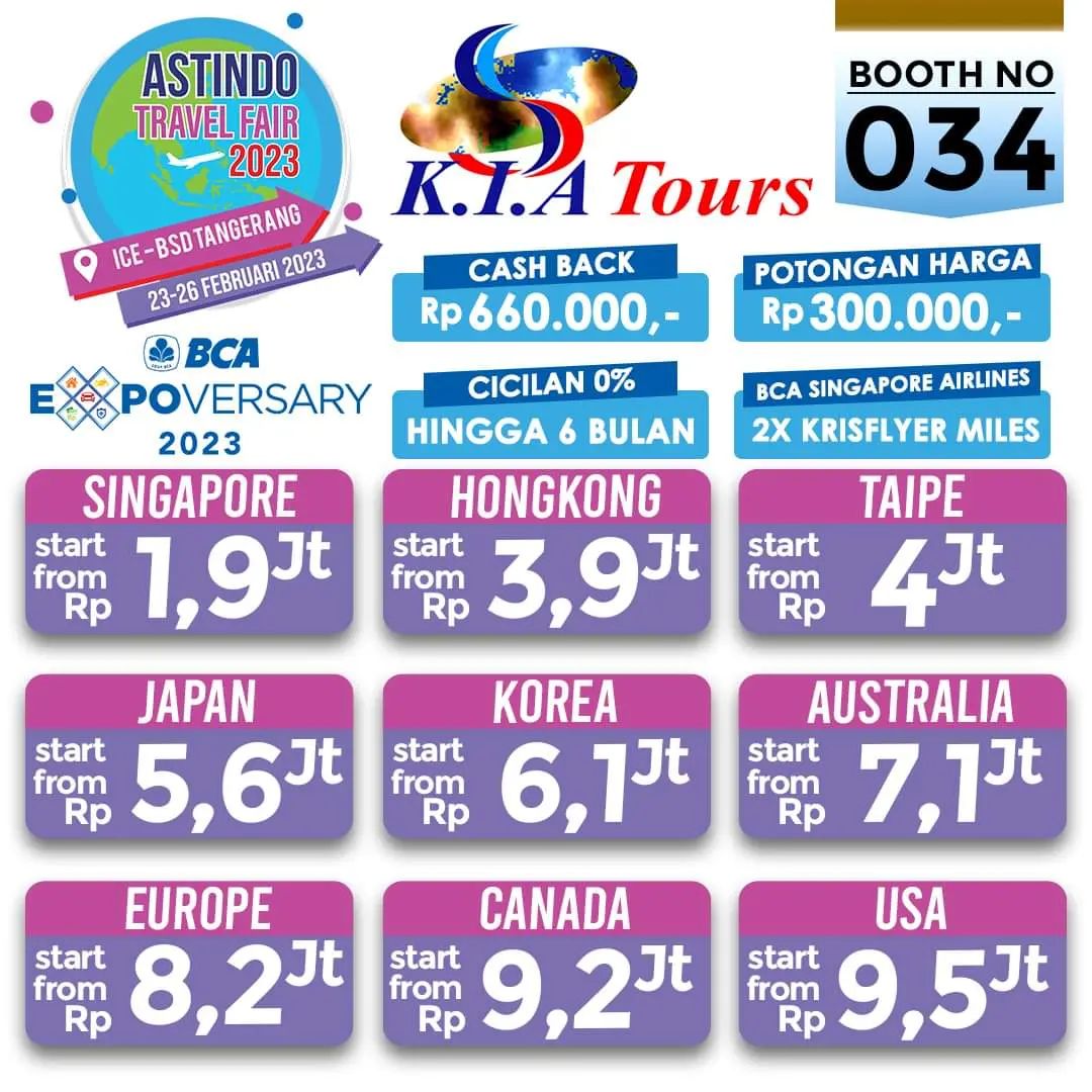 Newsletter from KIA Tours & Travel