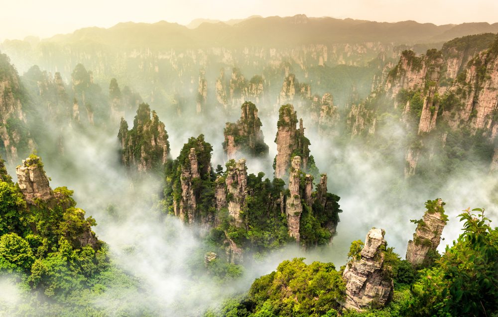 Zhangjiajie, keajaiban teknologi pada keajaiban alam yang terindah